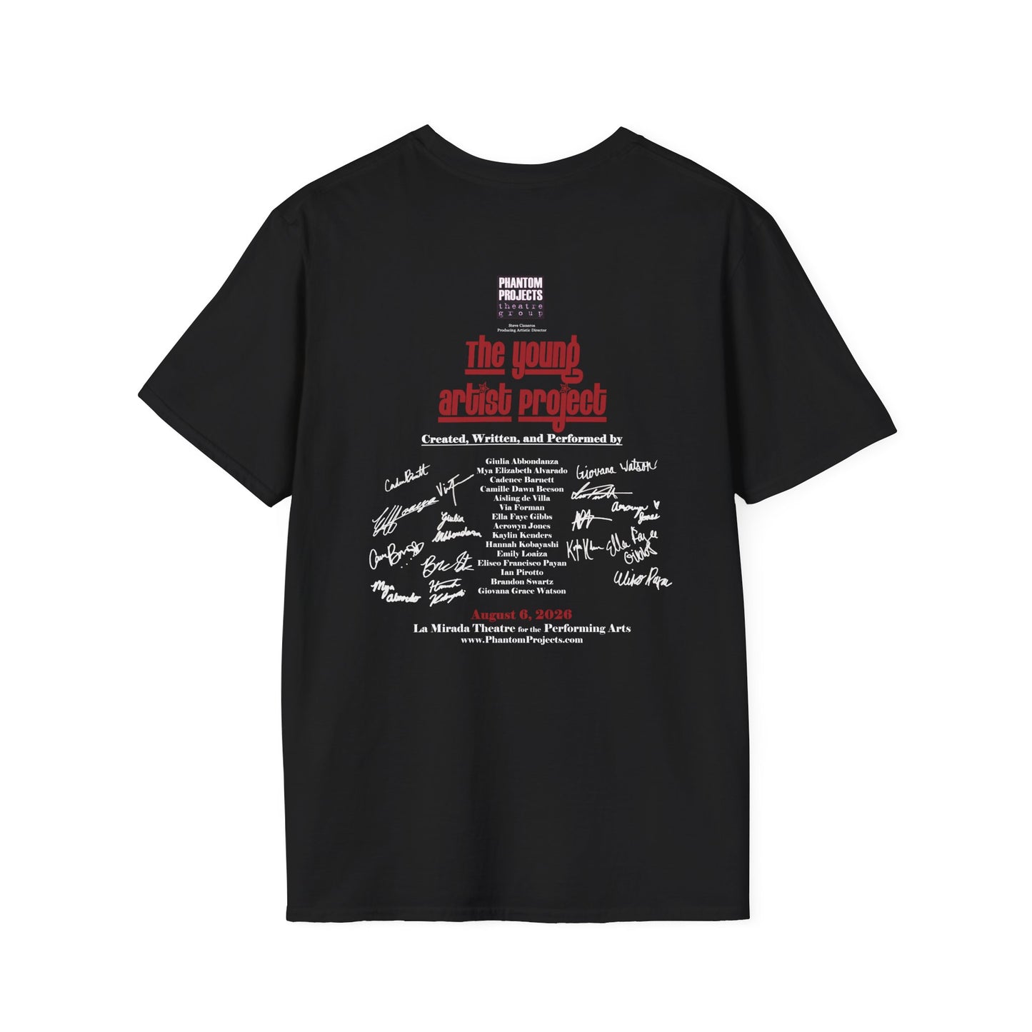 2026 Young Artist Project Official Show T-Shirts!
