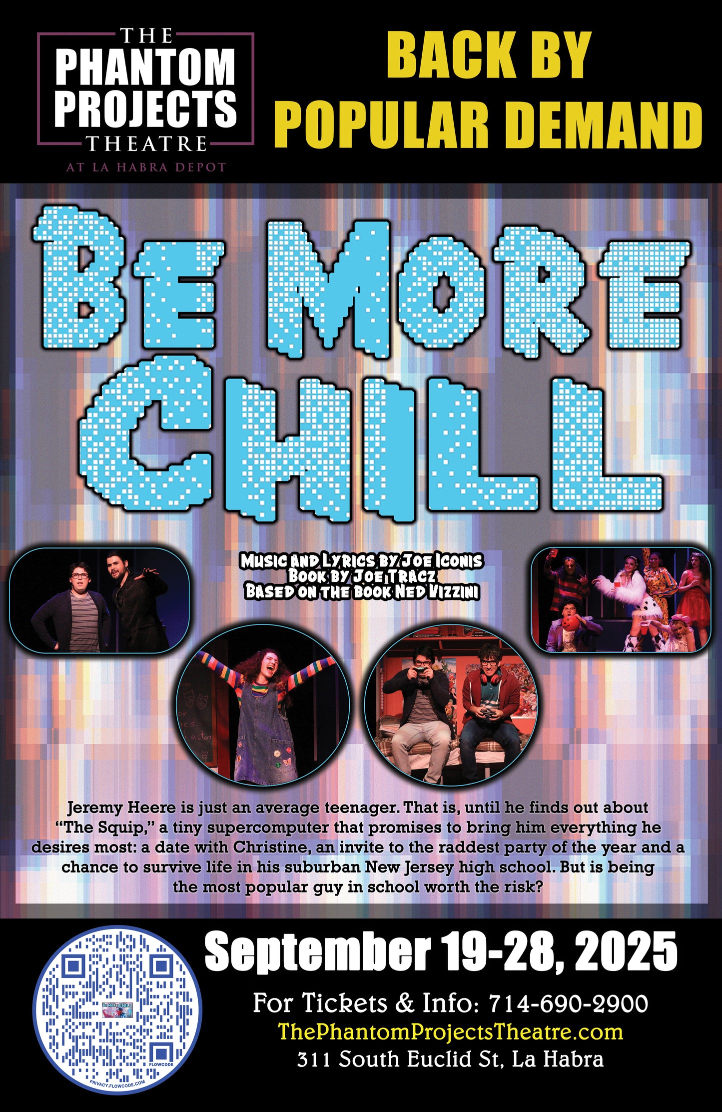BE MORE CHILL Autographed Poster
