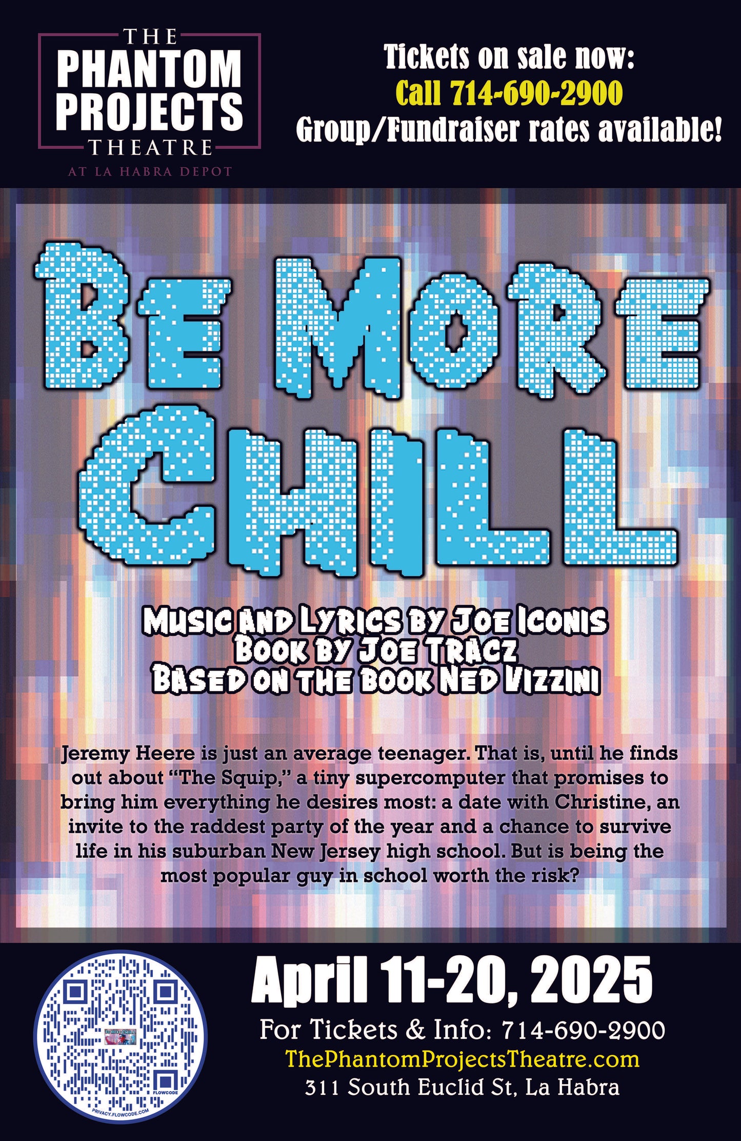 BE MORE CHILL Autographed Poster