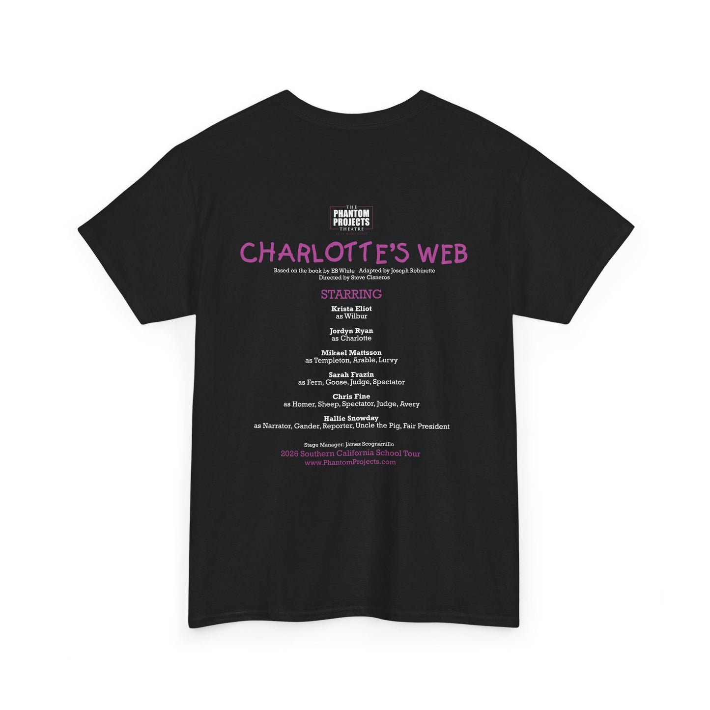 Charlotte's Web Show T-Shirts 2026 Tour