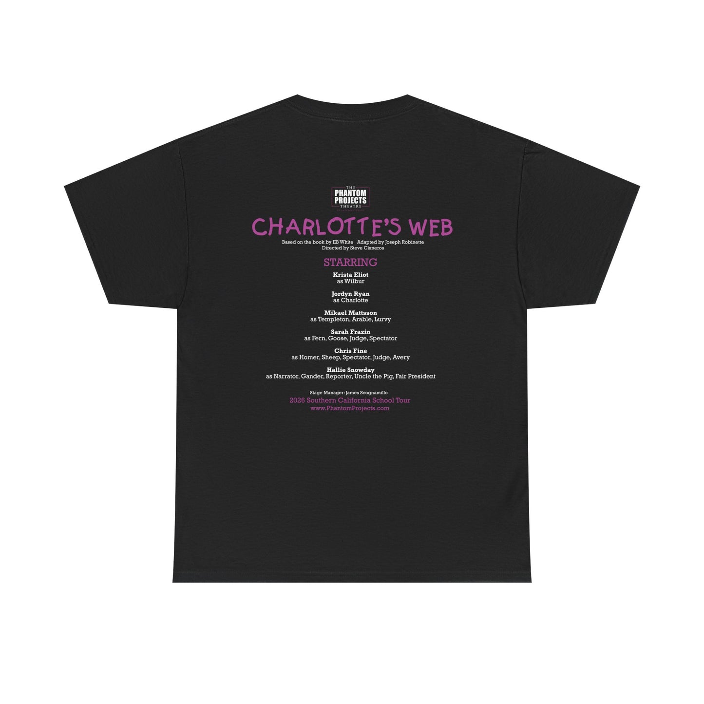 Charlotte's Web Show T-Shirts 2026 Tour