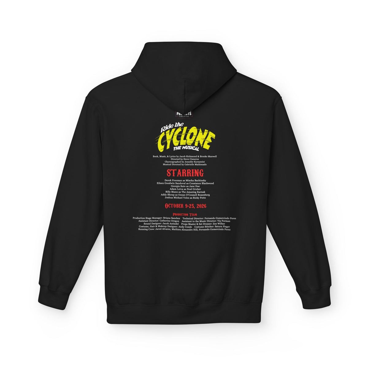 Ride the Cyclone Adult Hoodie