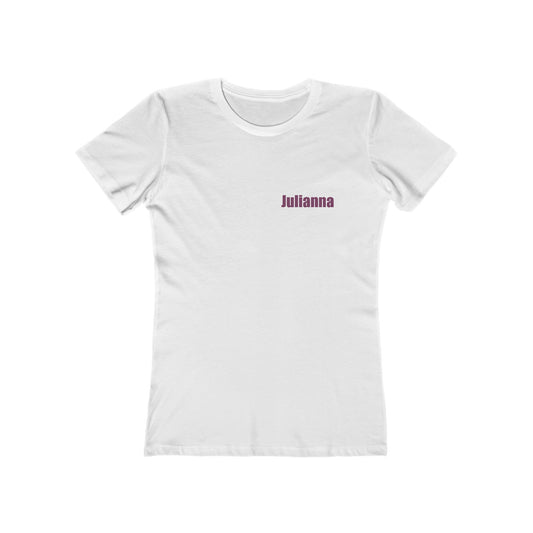 The Boyfriend Tee for Women (Julianna) WHITE