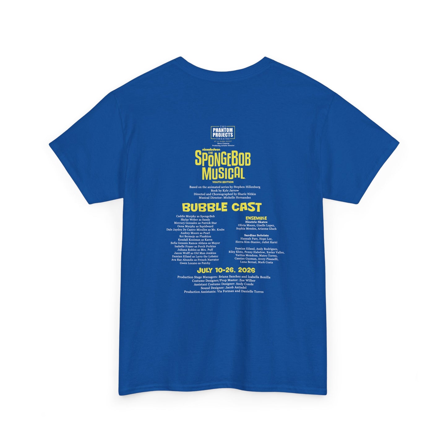 Bubble Cast (Adult Sizes): Cast T-Shirts