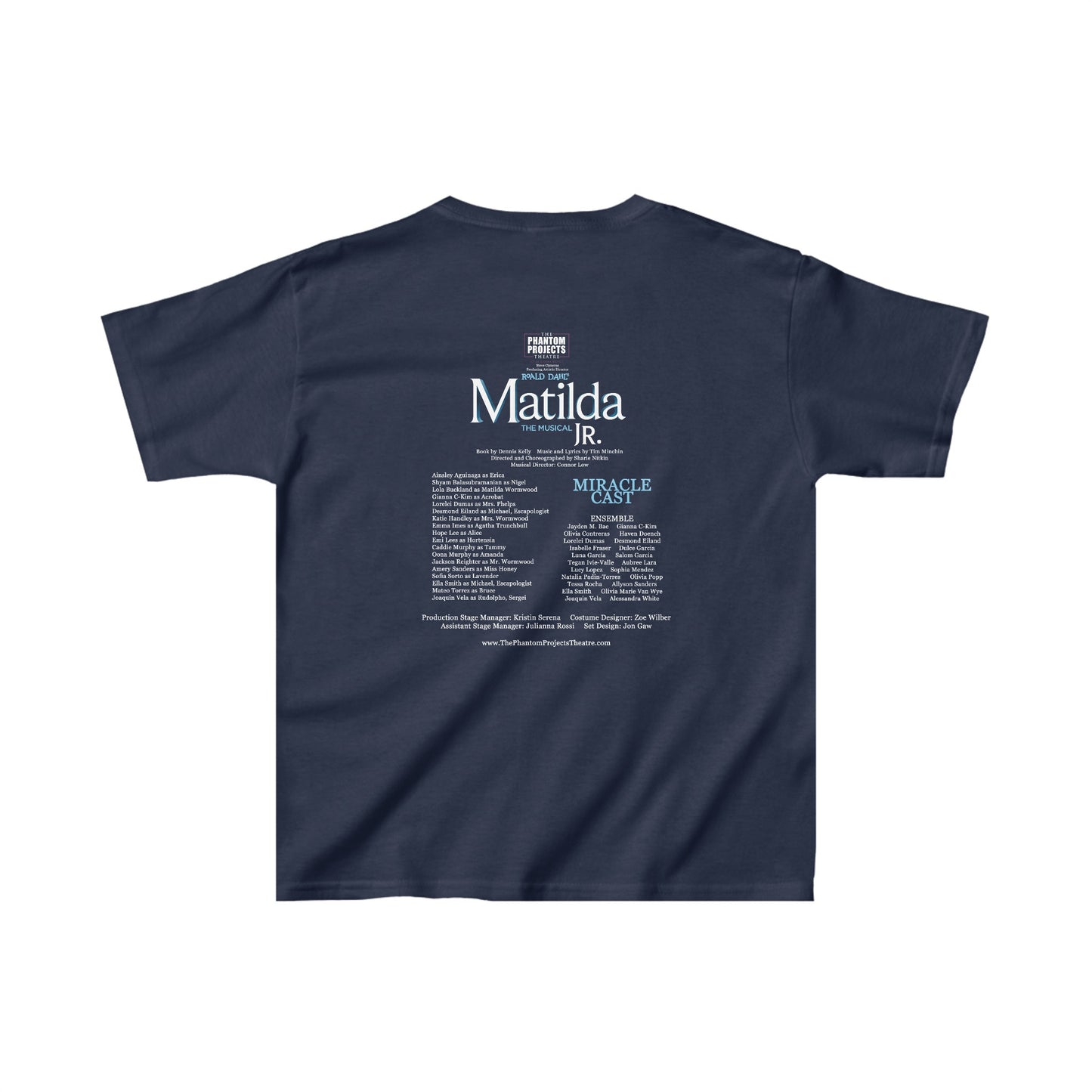 Miracle CAST Childs shirts