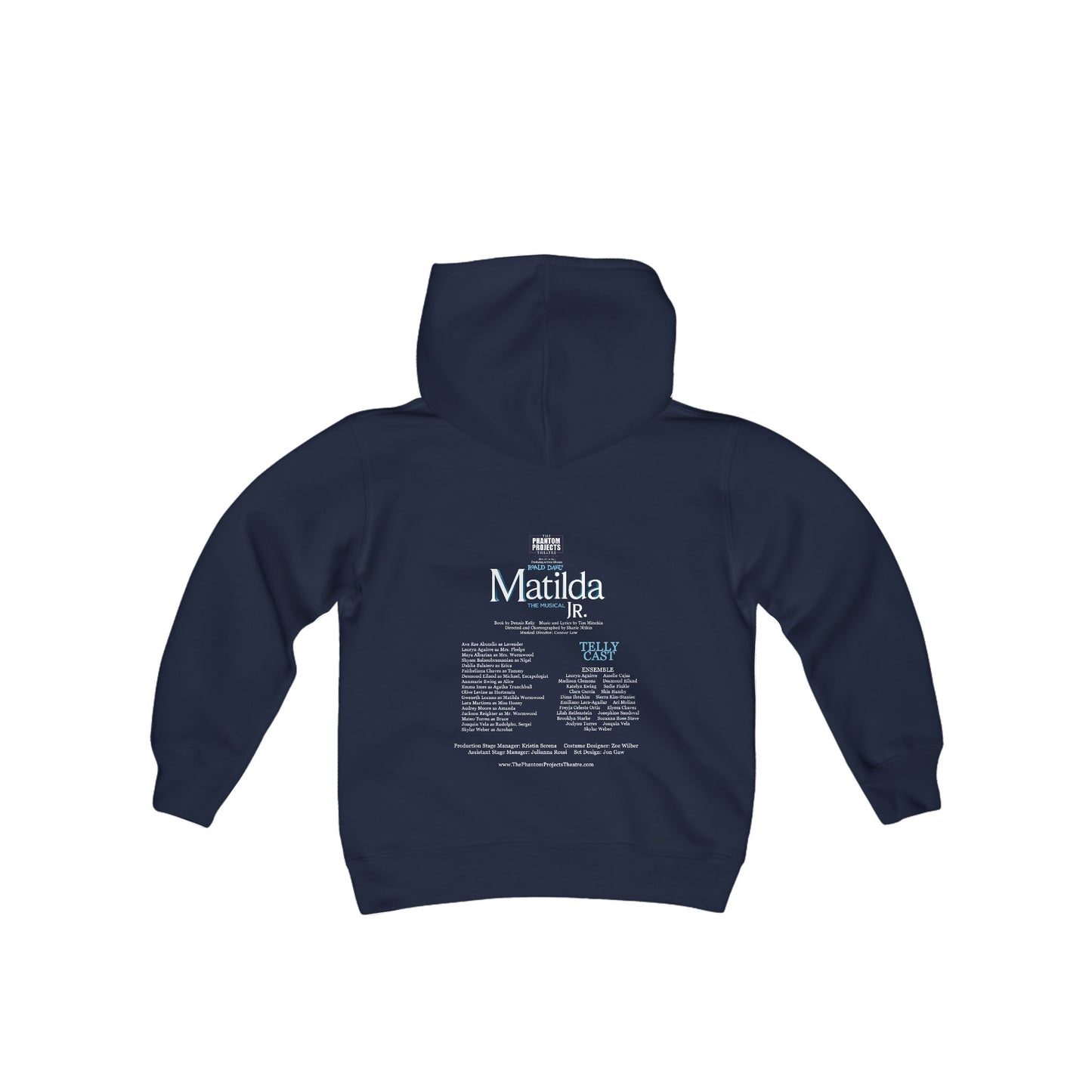 Telly cast Child Sweatshirts Official Matilda