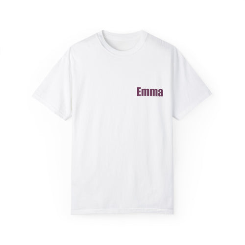 Copy of Unisex Garment-Dyed T-shirt White Emma