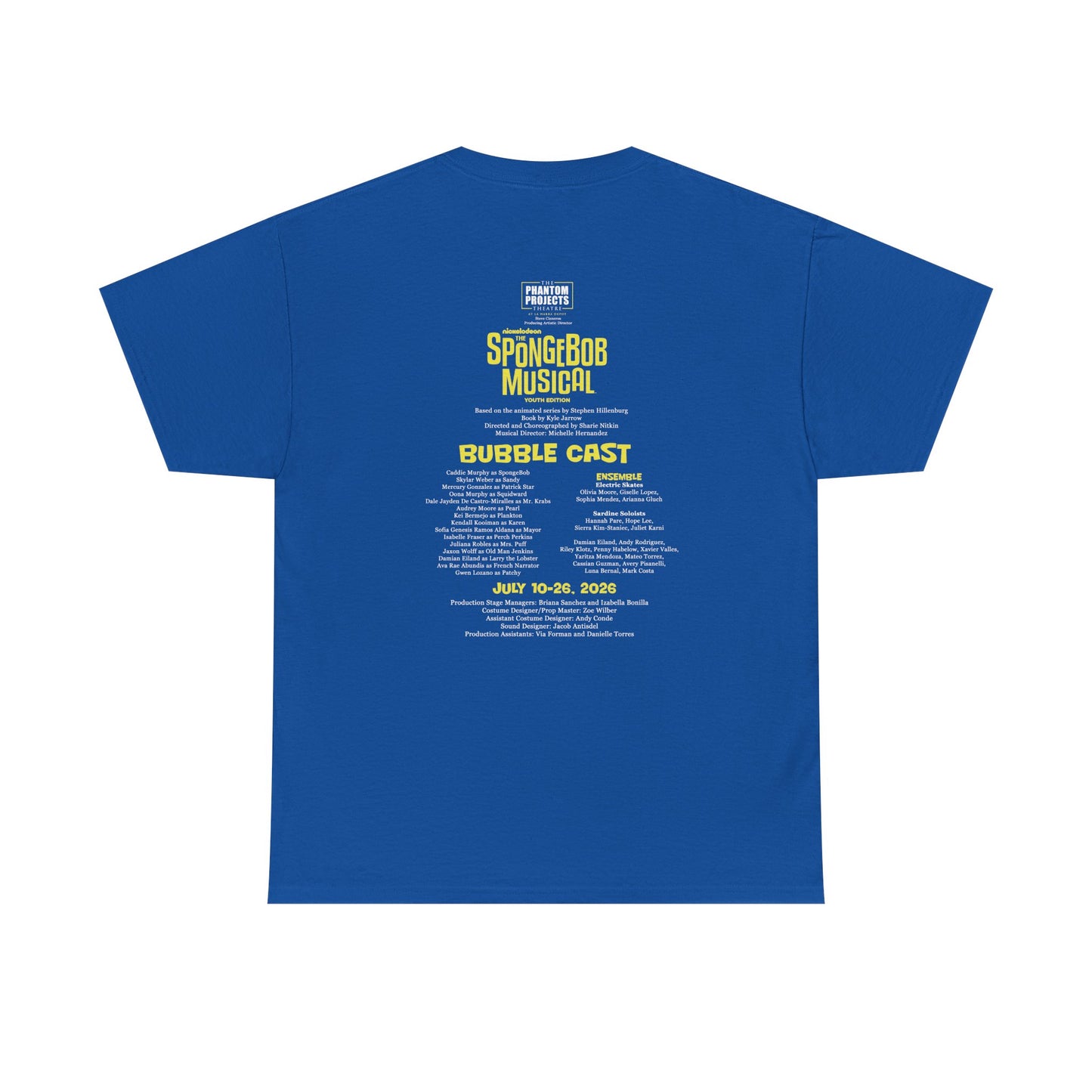 Bubble Cast (Adult Sizes): Cast T-Shirts