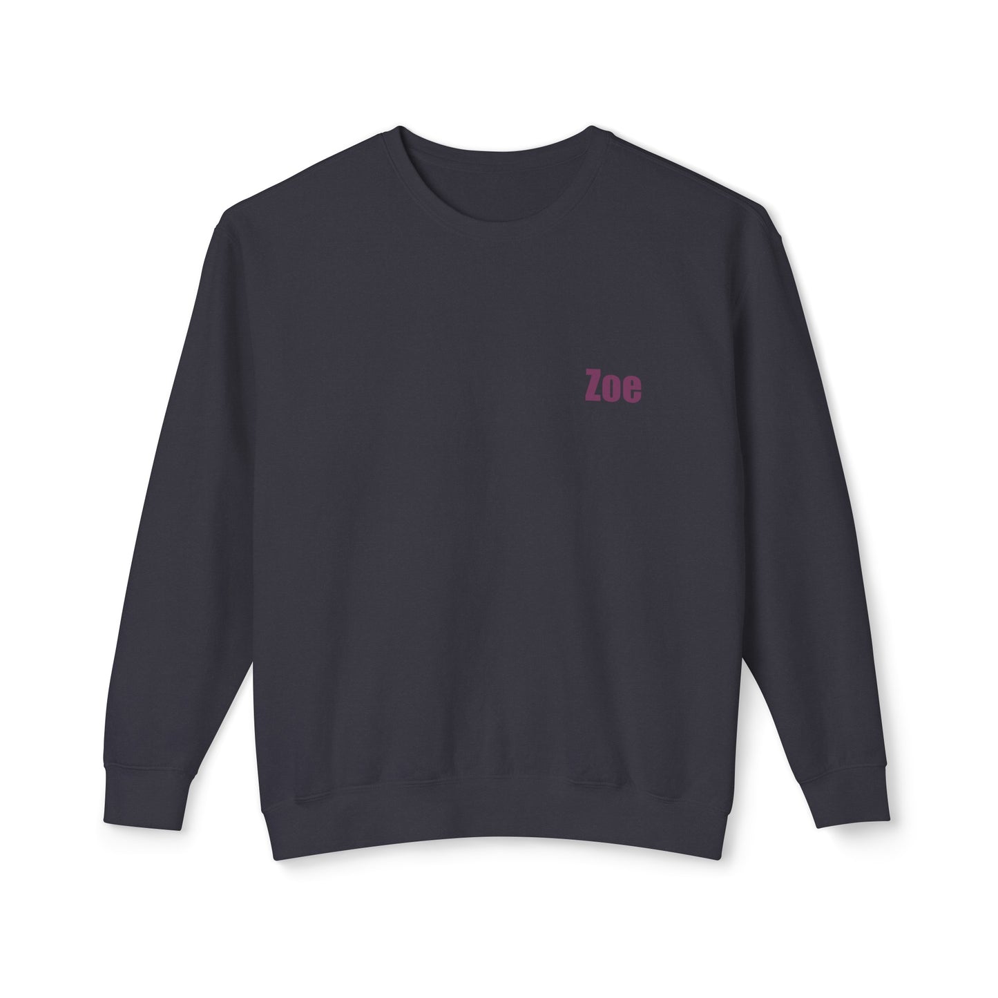 ZOE Unisex Lightweight Crewneck Sweatshirt