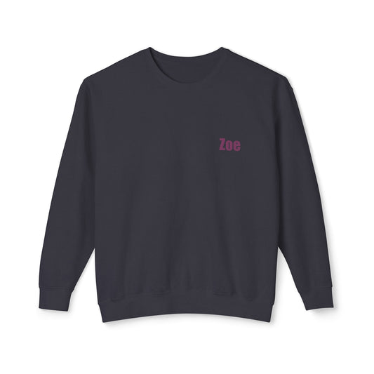 ZOE Unisex Lightweight Crewneck Sweatshirt