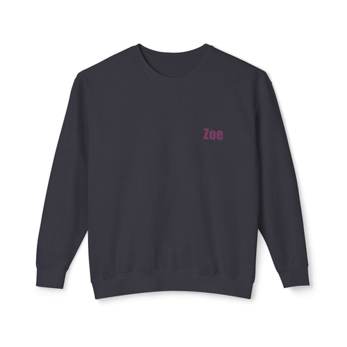 ZOE Unisex Lightweight Crewneck Sweatshirt
