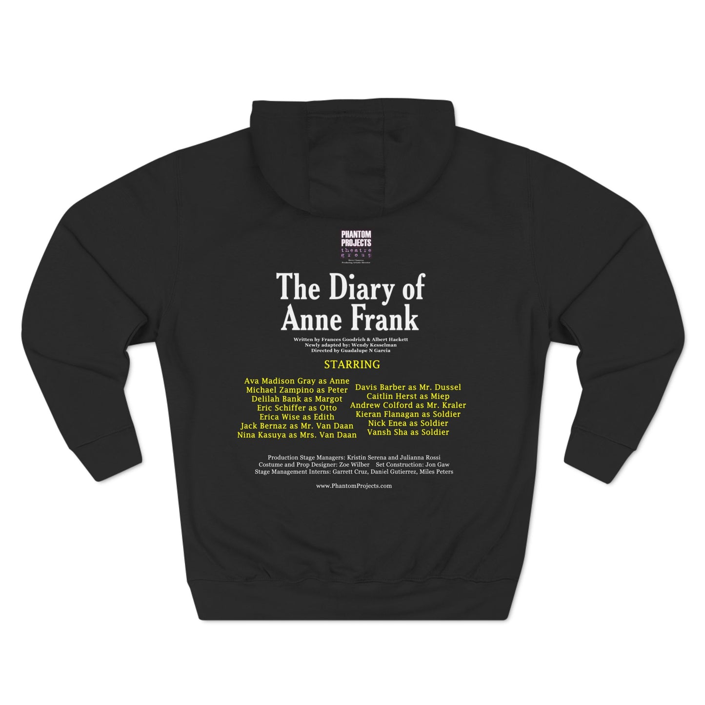 Anne Frank adult sweatshirts