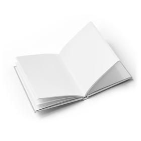 White Bound Blank Notebook