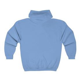 Zip Hooded Sweatshirt (Blue or Purple)