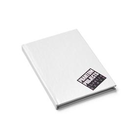 White Bound Blank Notebook
